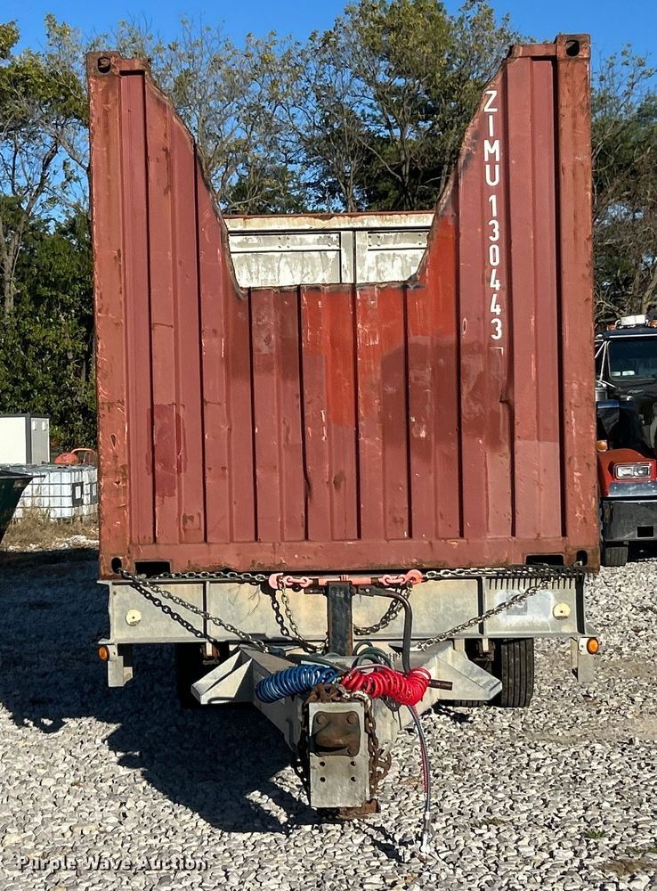 image for item ET6519 2004 American Trailer tilt deck container trailer