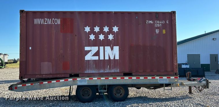 image for item ET6519 2004 American Trailer tilt deck container trailer