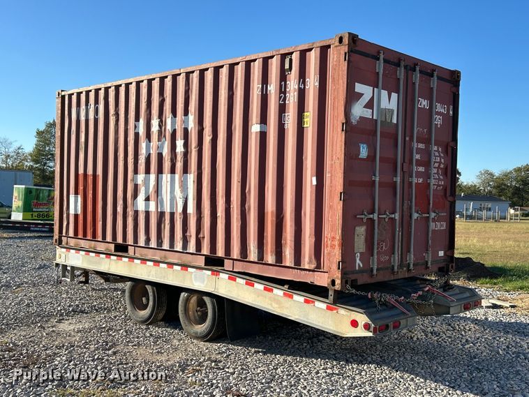 image for item ET6519 2004 American Trailer tilt deck container trailer