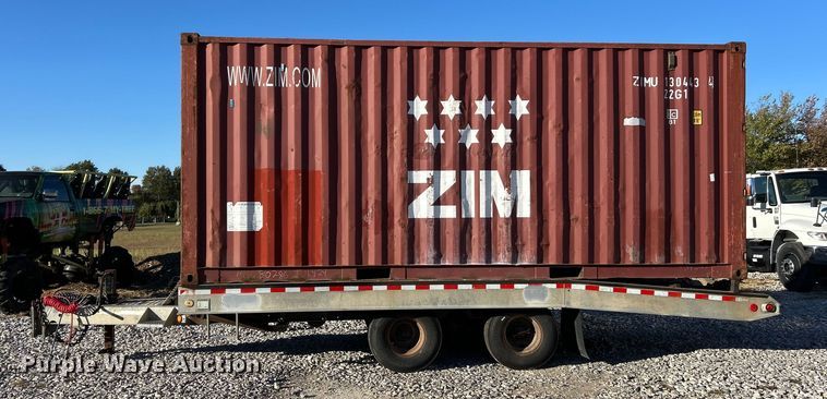 image for item ET6519 2004 American Trailer tilt deck container trailer