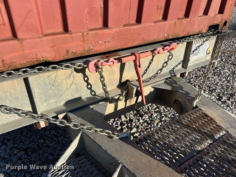 image for item ET6519 2004 American Trailer tilt deck container trailer