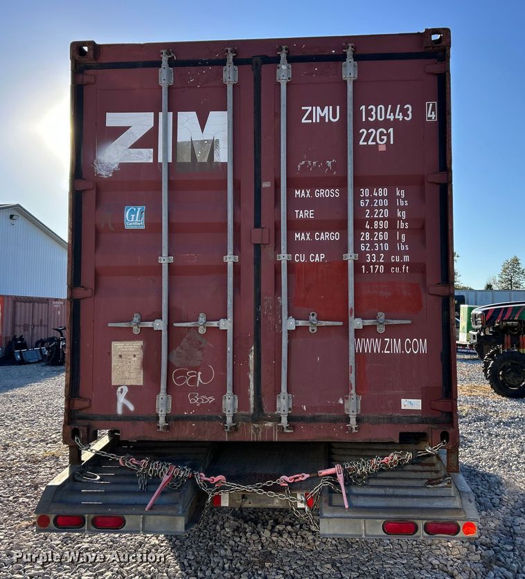 image for item ET6519 2004 American Trailer tilt deck container trailer