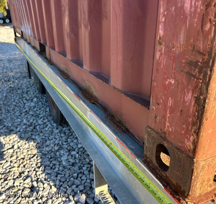 image for item ET6519 2004 American Trailer tilt deck container trailer