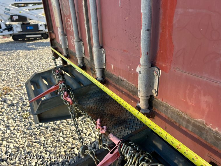 image for item ET6519 2004 American Trailer tilt deck container trailer