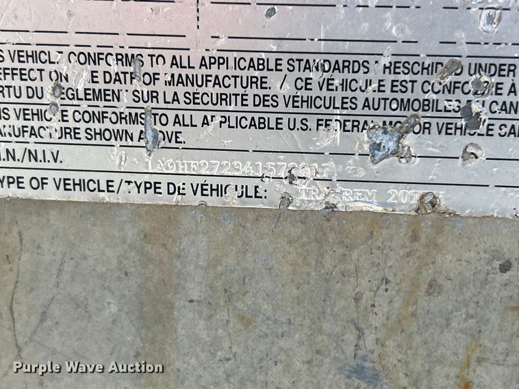 image for item ET6519 2004 American Trailer tilt deck container trailer