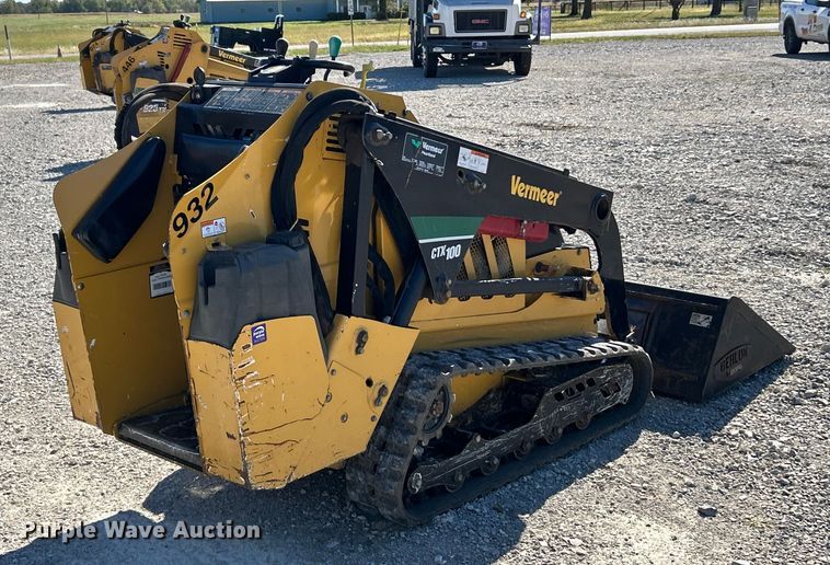 MINI CARGADOR SOBRE ORUGAS COMPACTO 2018 VERMEER CTX100