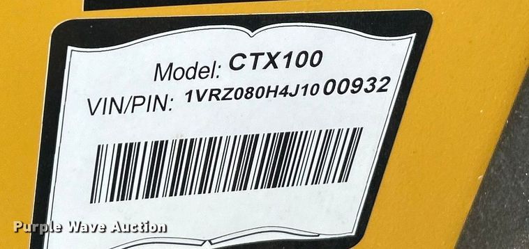 image for item ET6521 2018 Vermeer CTX100 compact utility loader