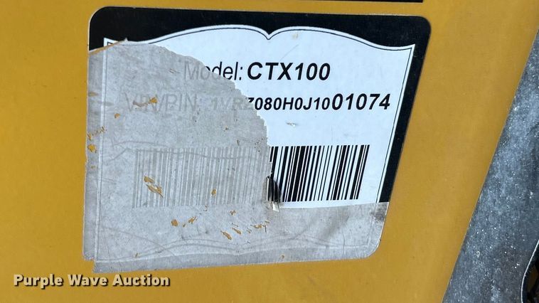 image for item ET6522 2018 Vermeer CTX 100 compact utility loader