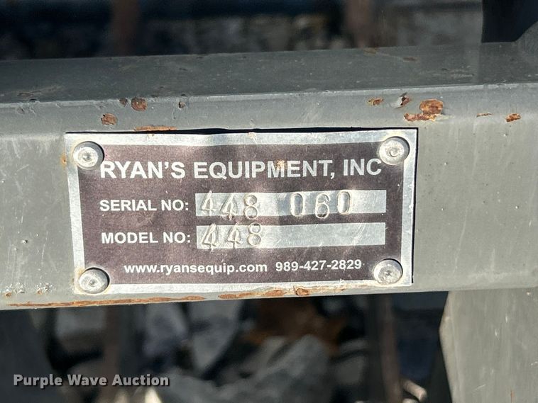 image for item ET6524 Ryan's Equipment 448 skid steer grapple bucket