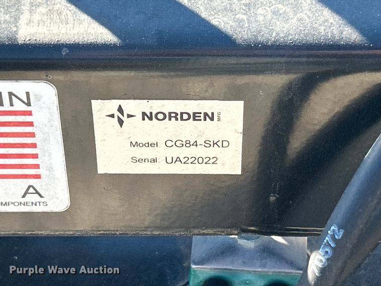 image for item ET6530 Norden CG84-SKD skid steer grader