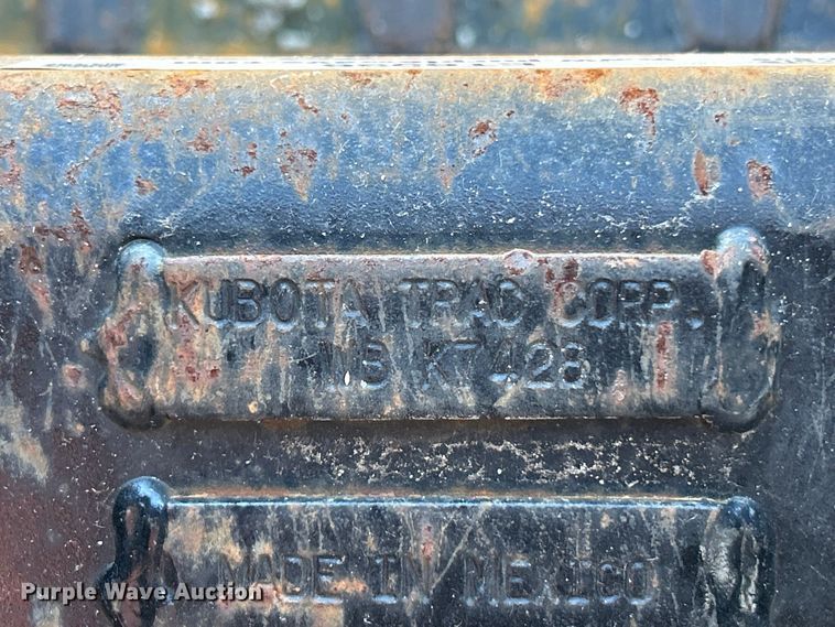 image for item ET6536 Kubota excavator bucket