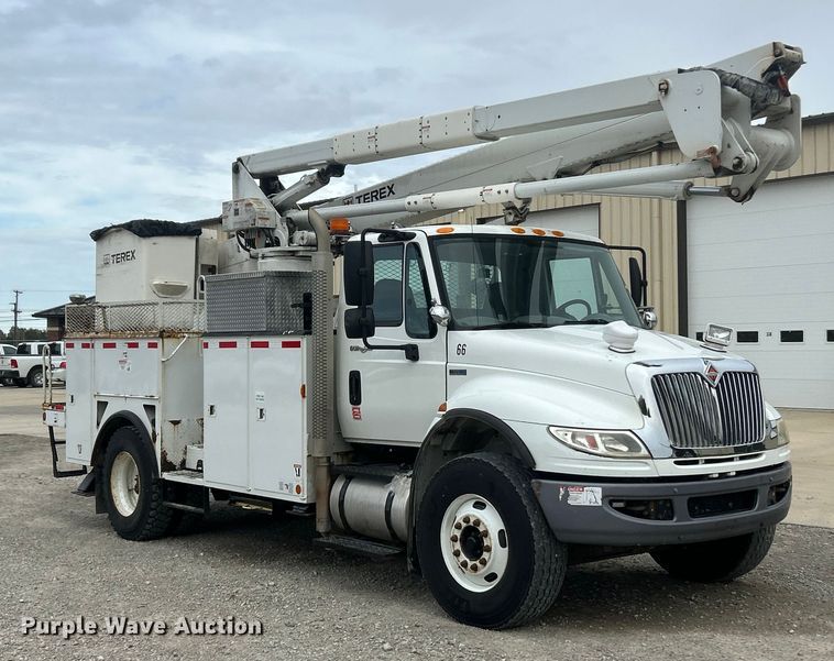 CAMIóN CON CANASTILLA 2012 INTERNATIONAL TEREX