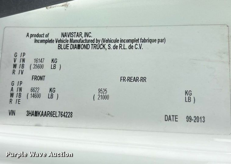 image for item ET6565 2014 International 4400 forestry bucket truck