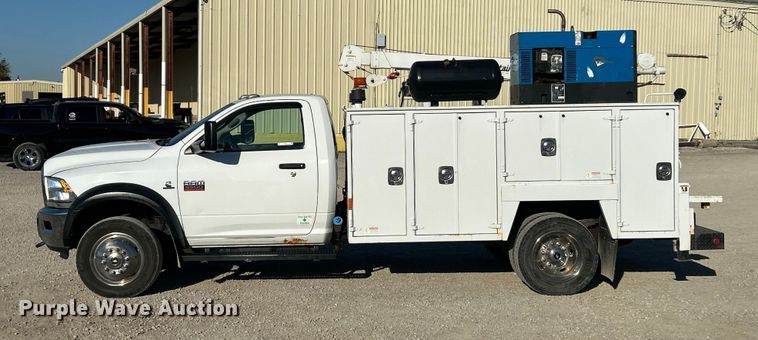 image for item ET6614 2012 Dodge Ram 5500 utility / service truck
