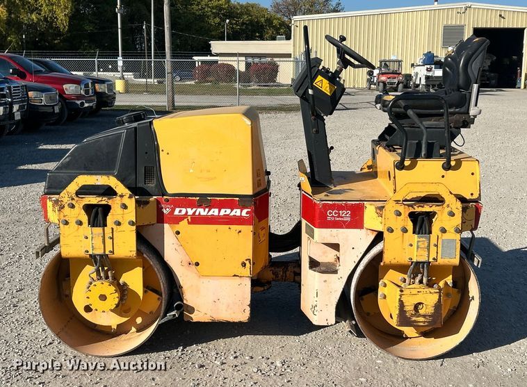 image for item ET6621 1998 Dynapac CC122 double drum vibratory roller