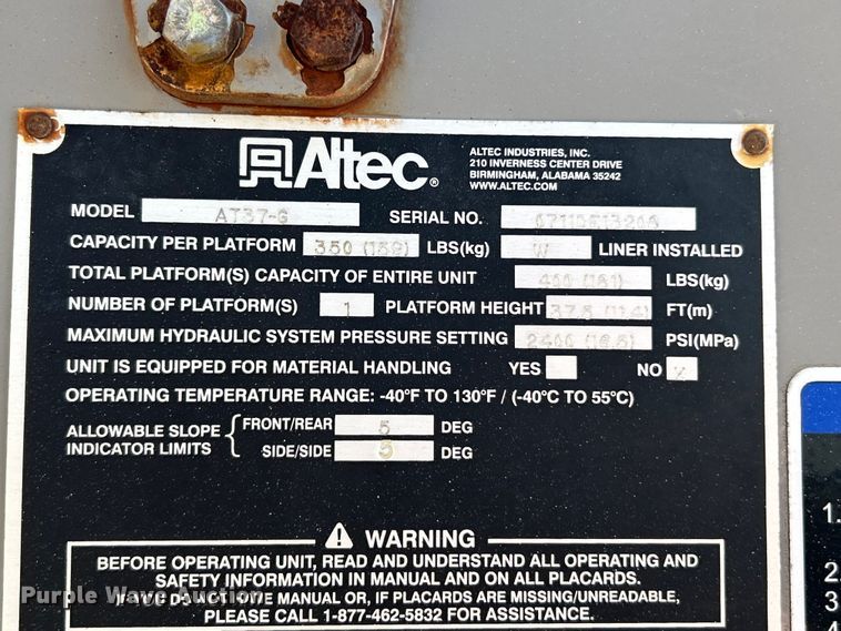 image for item ET6644 2011 Ford F550 Super Duty XL bucket truck