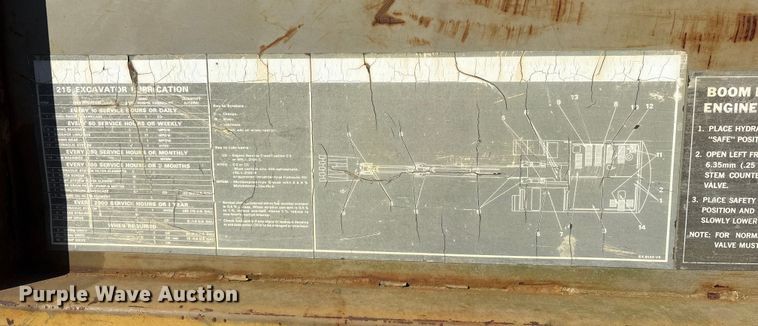 image for item ET7284 1981 Caterpillar 215 excavator