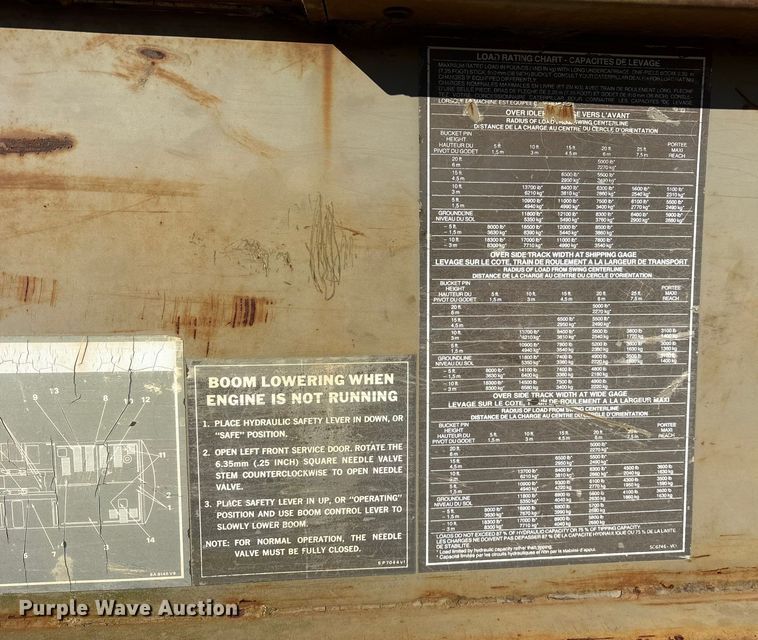 image for item ET7284 1981 Caterpillar 215 excavator