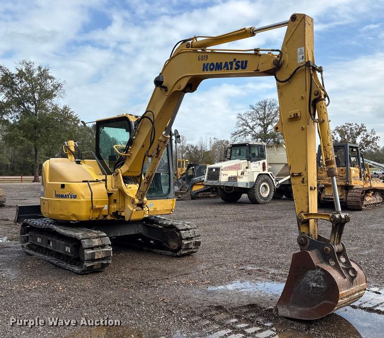 image for item ET7322 2012 Komatsu PC88MR-8 mini excavator