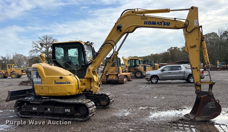 image for item ET7322 2012 Komatsu PC88MR-8 mini excavator