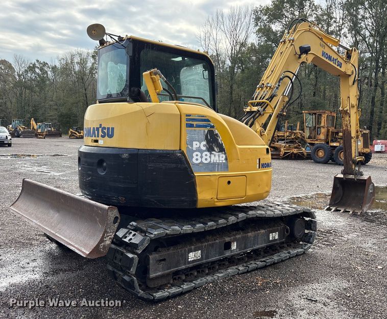 image for item ET7322 2012 Komatsu PC88MR-8 mini excavator