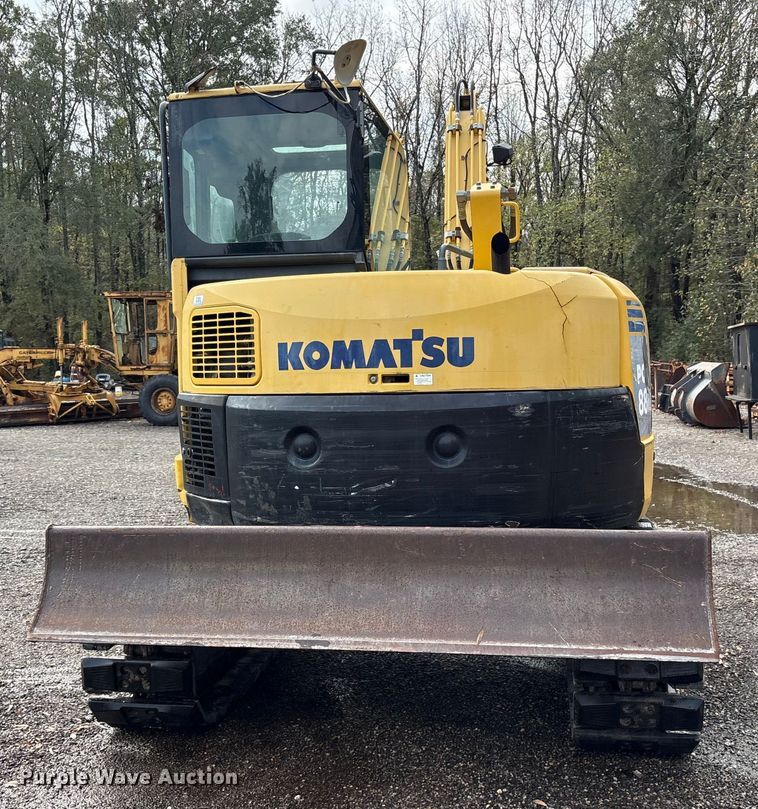 image for item ET7322 2012 Komatsu PC88MR-8 mini excavator