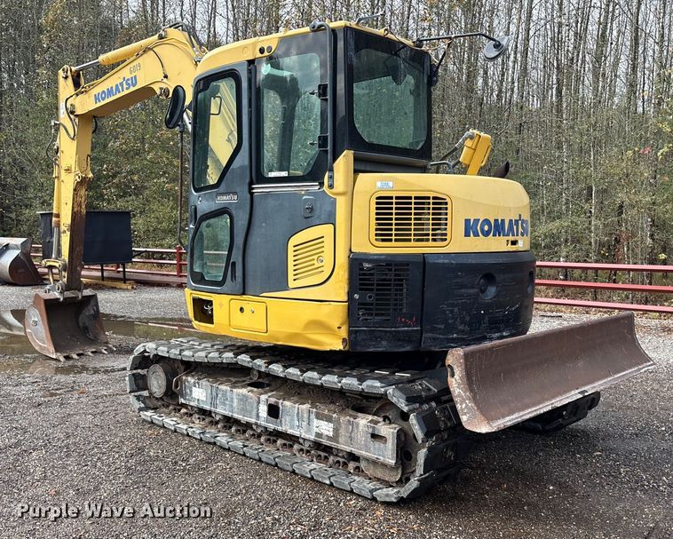 image for item ET7322 2012 Komatsu PC88MR-8 mini excavator