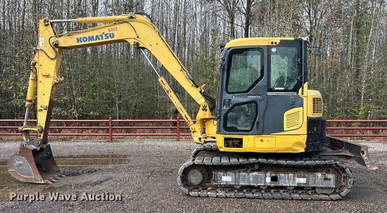 image for item ET7322 2012 Komatsu PC88MR-8 mini excavator