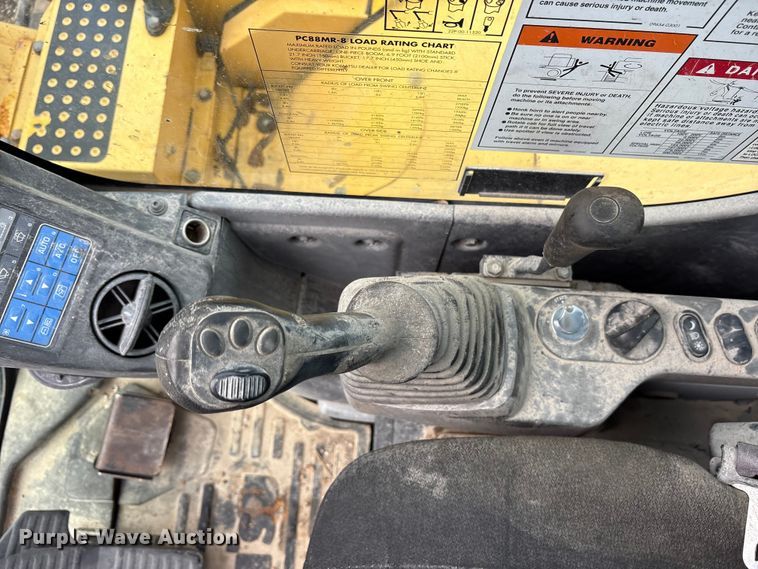 image for item ET7322 2012 Komatsu PC88MR-8 mini excavator