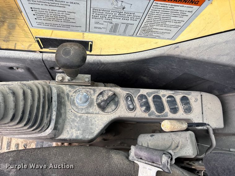 image for item ET7322 2012 Komatsu PC88MR-8 mini excavator