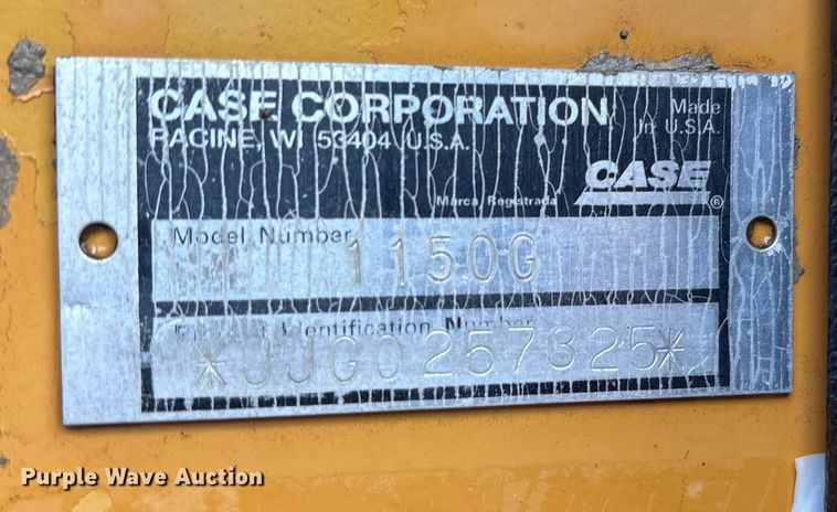 image for item ET7323 1997 Case 1150G dozer