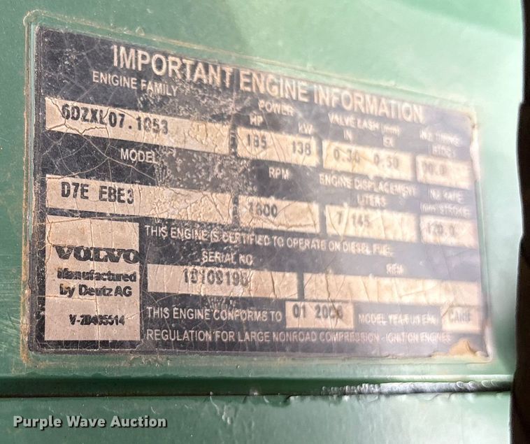 image for item ET7324 2006 Volvo EC240BLC excavator