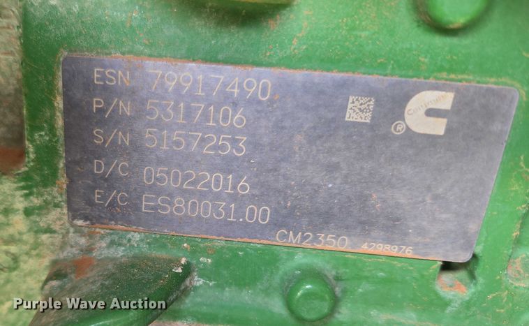 image for item EU3929 2016 John Deere 9570R Scraper Special 4WD tractor