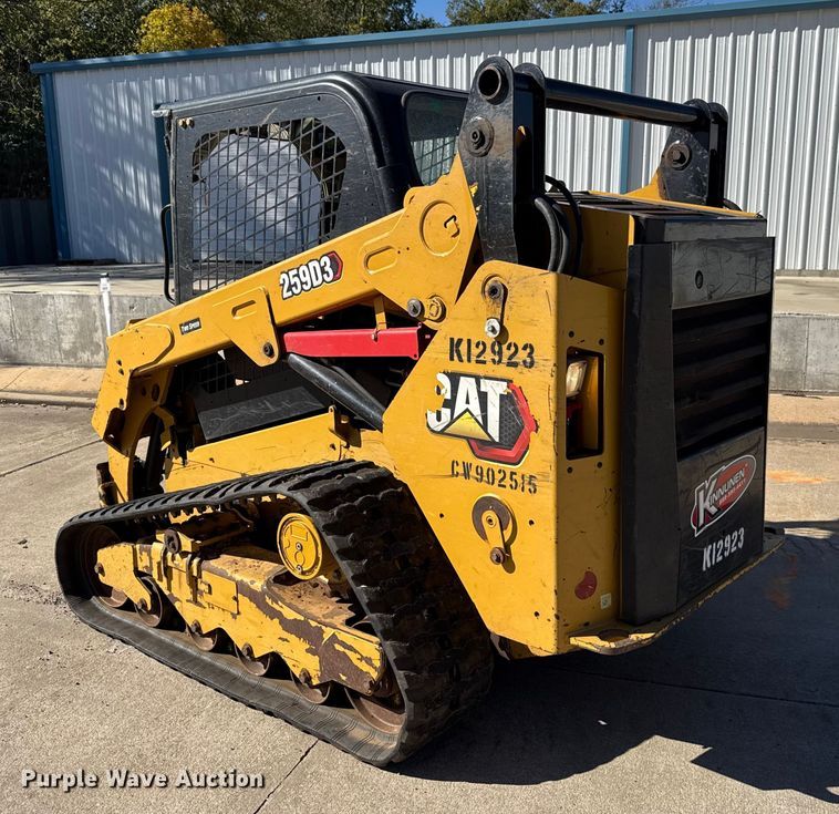 image for item EU5288 2020 Caterpillar 259D3 tracked skid steer loader