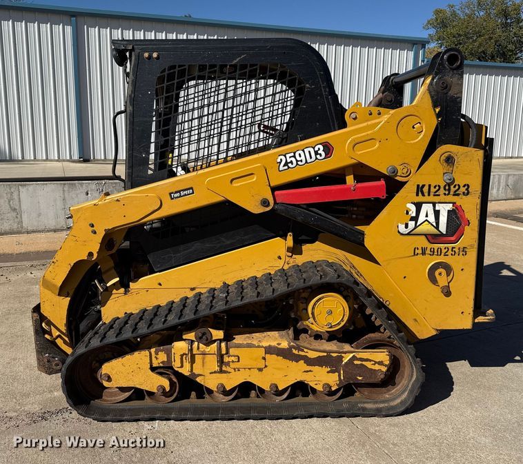 image for item EU5288 2020 Caterpillar 259D3 tracked skid steer loader