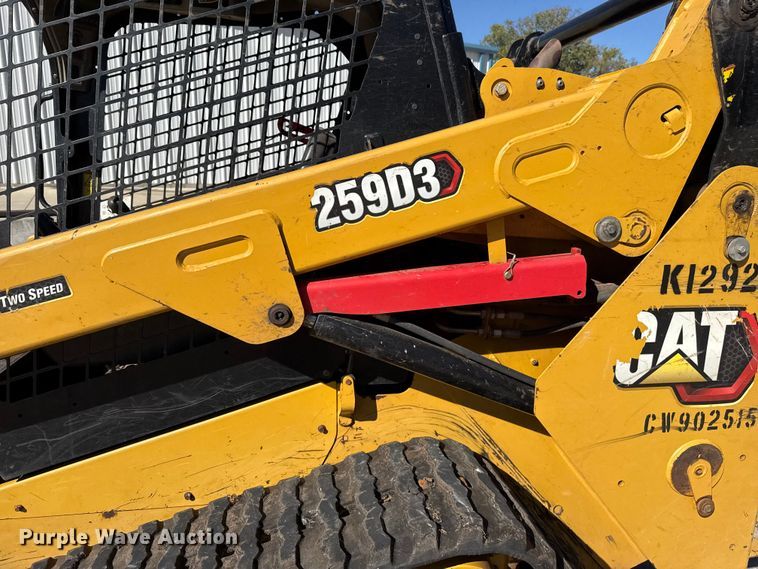 image for item EU5288 2020 Caterpillar 259D3 tracked skid steer loader