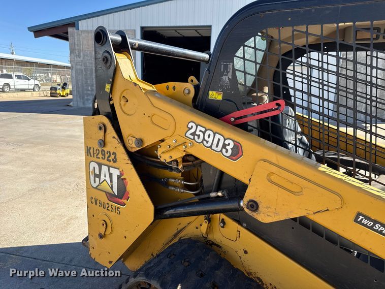 image for item EU5288 2020 Caterpillar 259D3 tracked skid steer loader