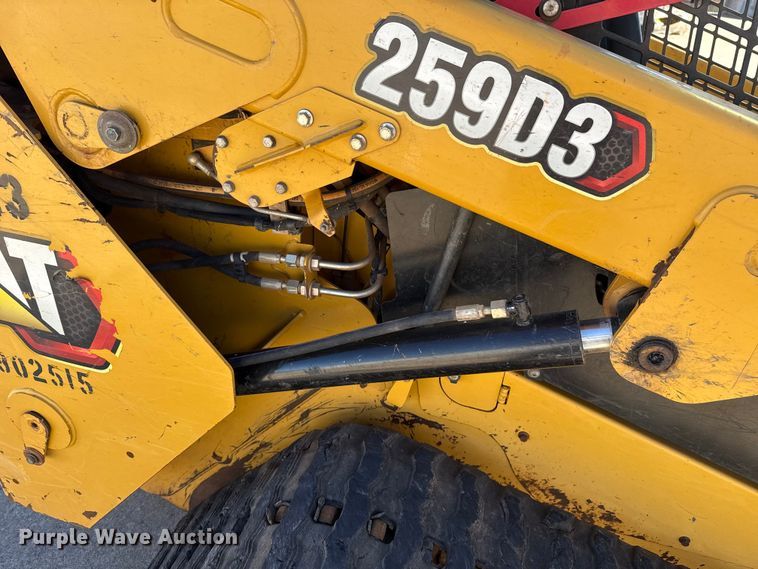 image for item EU5288 2020 Caterpillar 259D3 tracked skid steer loader