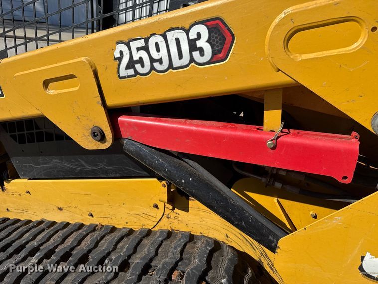 image for item EU5288 2020 Caterpillar 259D3 tracked skid steer loader