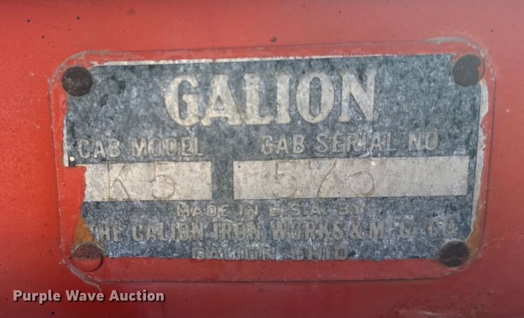 image for item EU6201 1956 Galion 503G rigid frame motor grader