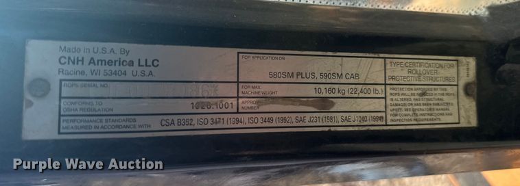 image for item EU6203 2006 Case 580 Super M Plus Series 2 backhoe