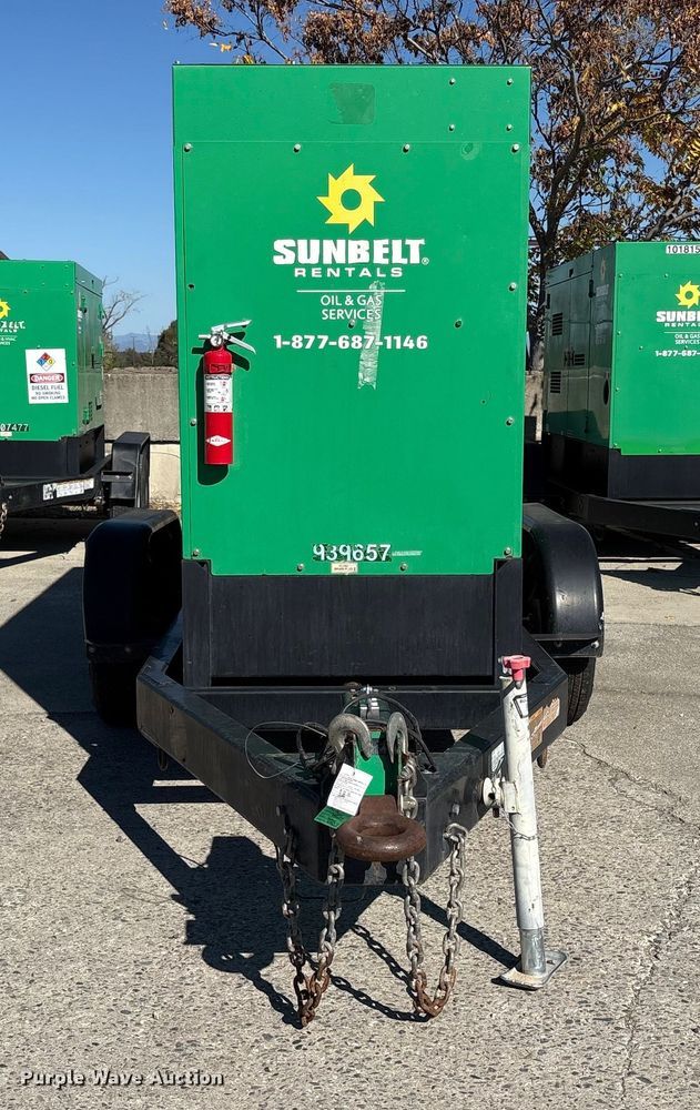 image for item EU8525 2016 Whisperwatt DCA -70SSIU4F generator