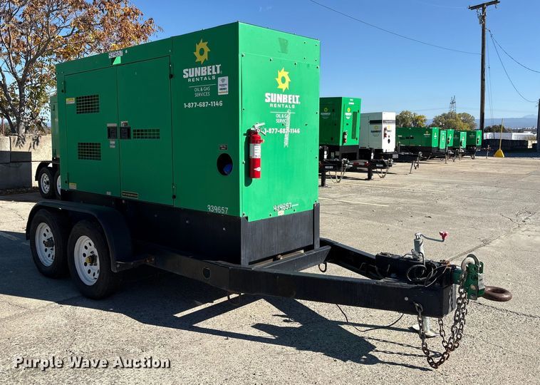 image for item EU8525 2016 Whisperwatt DCA -70SSIU4F generator