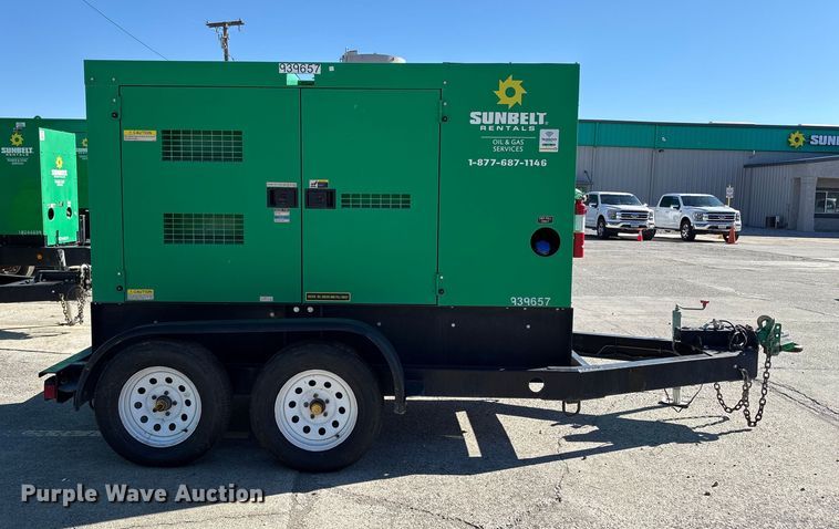 image for item EU8525 2016 Whisperwatt DCA -70SSIU4F generator