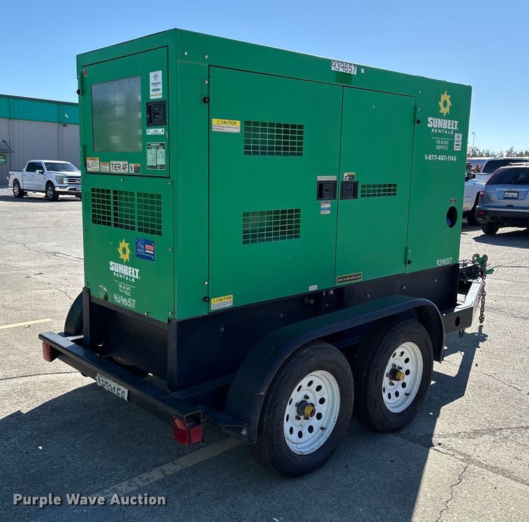 image for item EU8525 2016 Whisperwatt DCA -70SSIU4F generator