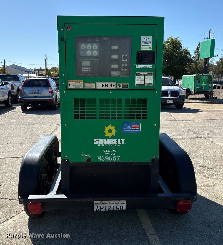 image for item EU8525 2016 Whisperwatt DCA -70SSIU4F generator