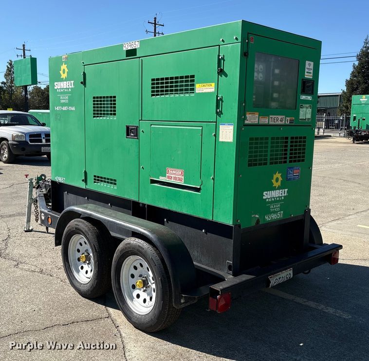 image for item EU8525 2016 Whisperwatt DCA -70SSIU4F generator