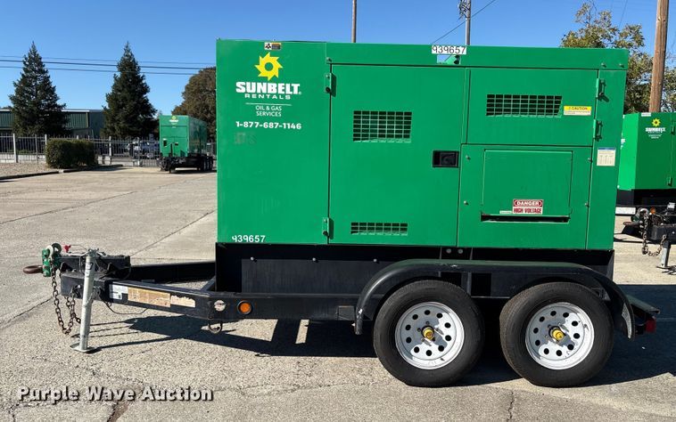 image for item EU8525 2016 Whisperwatt DCA -70SSIU4F generator