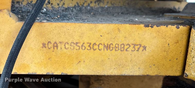 image for item EV3225 2003 Caterpillar CS-563E single drum vibratory roller