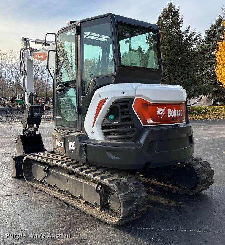 image for item EV3262 2023 Bobcat E60 mini excavator